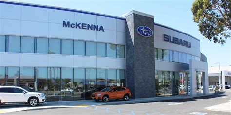 Mckenna subaru - McKenna Subaru in Huntington Beach is your premier destination for the 2023 Subaru Forester Wilderness. Our dealership is committed to providing a seamless and enjoyable car-buying experience. With a wide selection of new and pre-owned Subarus, a state-of-the-art service center, and a team of dedicated professionals, McKenna Subaru is your …